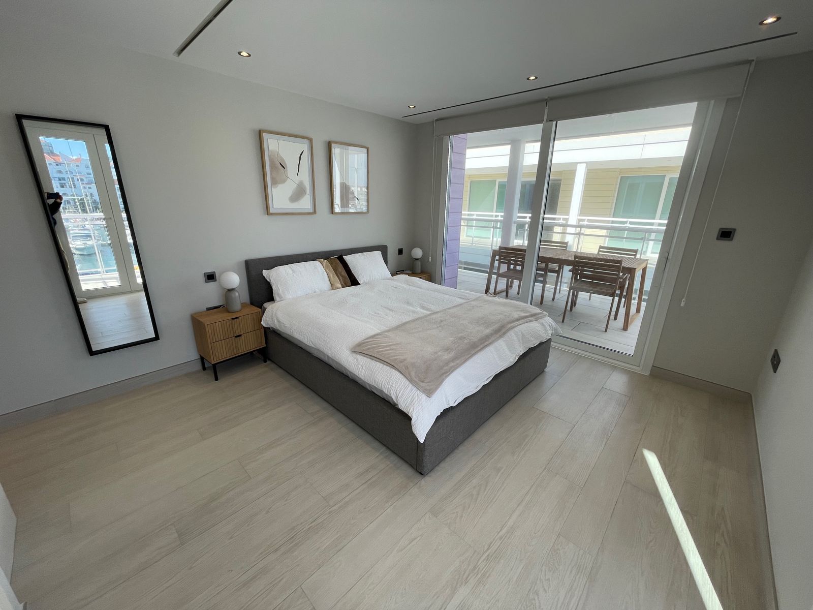 Master bedroom with terrace access